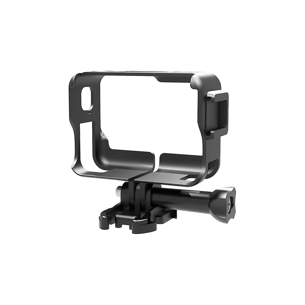 Sports Camera PU Protective Bezel with Mounting Base for Insta360 ACE Camera