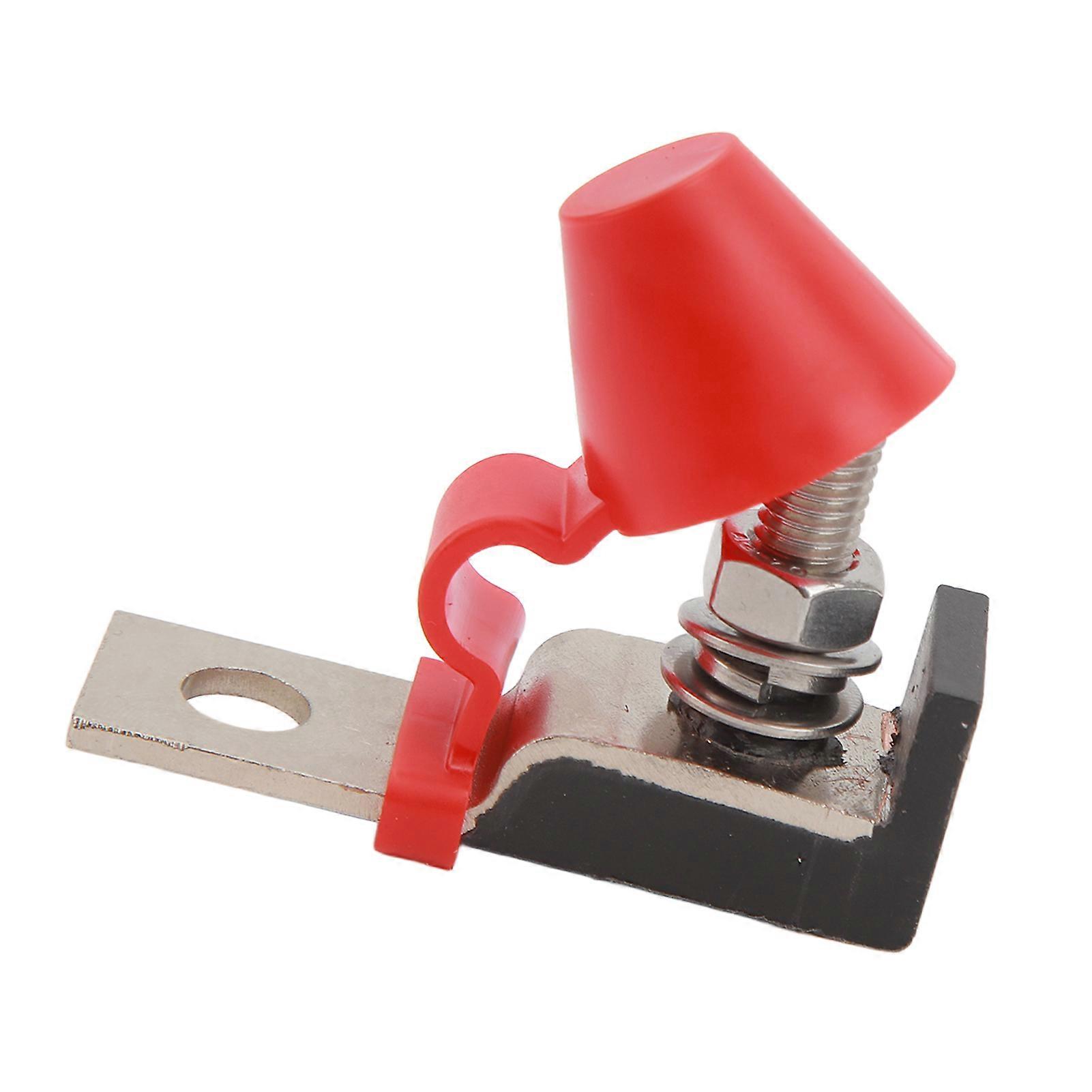 58V Terminal Fuse Block Kit with M8 Single Stud for Multiple Batteries Ignition Boat Truck RV Construction Vehicles 200A 