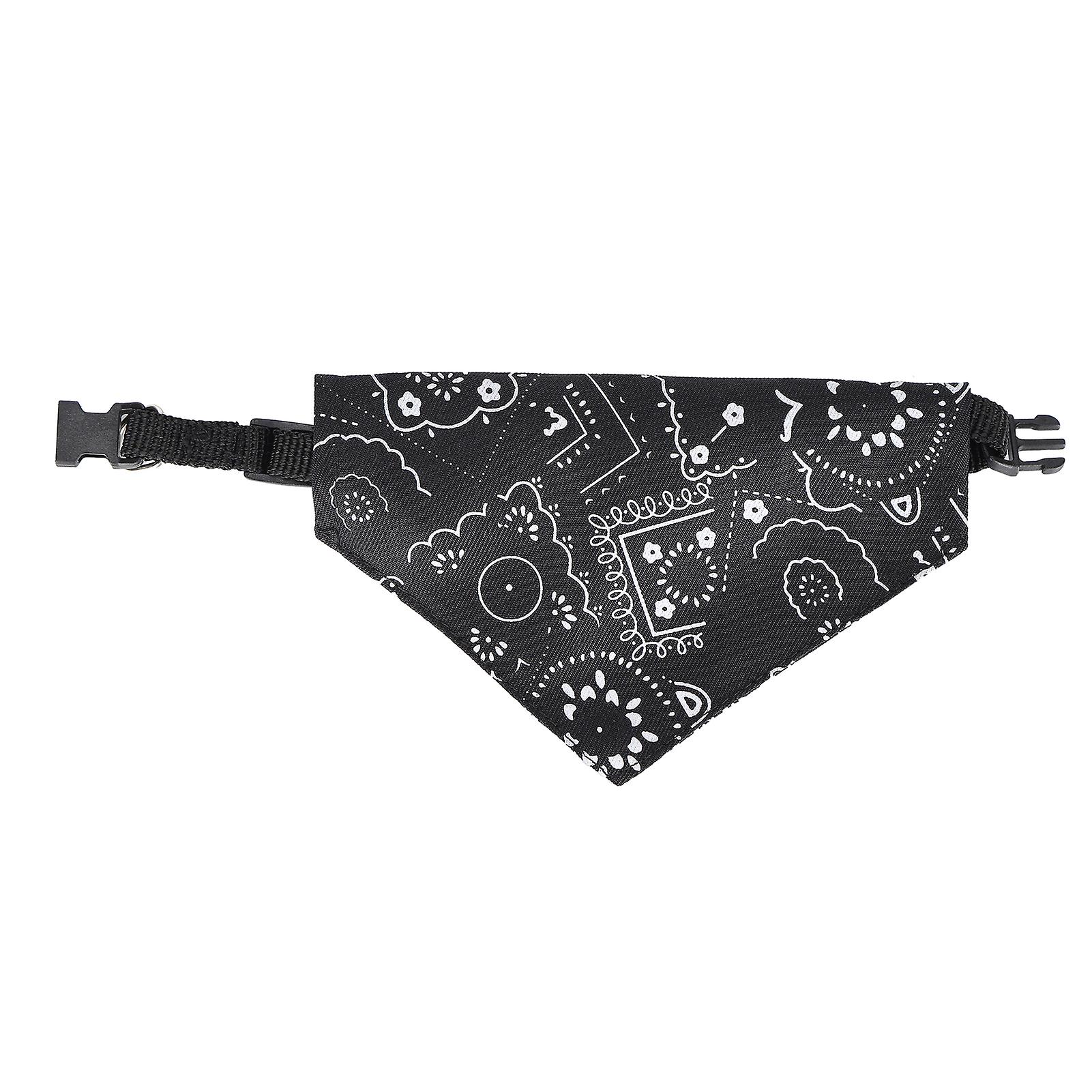 Pet Handkerchief with Adjustable Buckle Pet Pig Polyester Scarf Triangular Collar