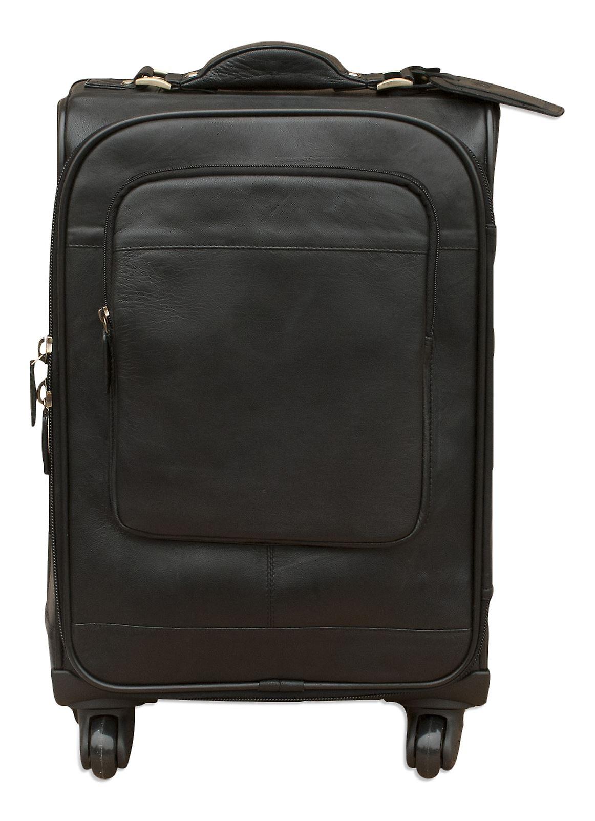 Nordvek Pelle Trolley Valigia - Adatto per mano / bagaglio a mano - 4 ruote  Spinner Direzione - 201-100 | Fruugo CH