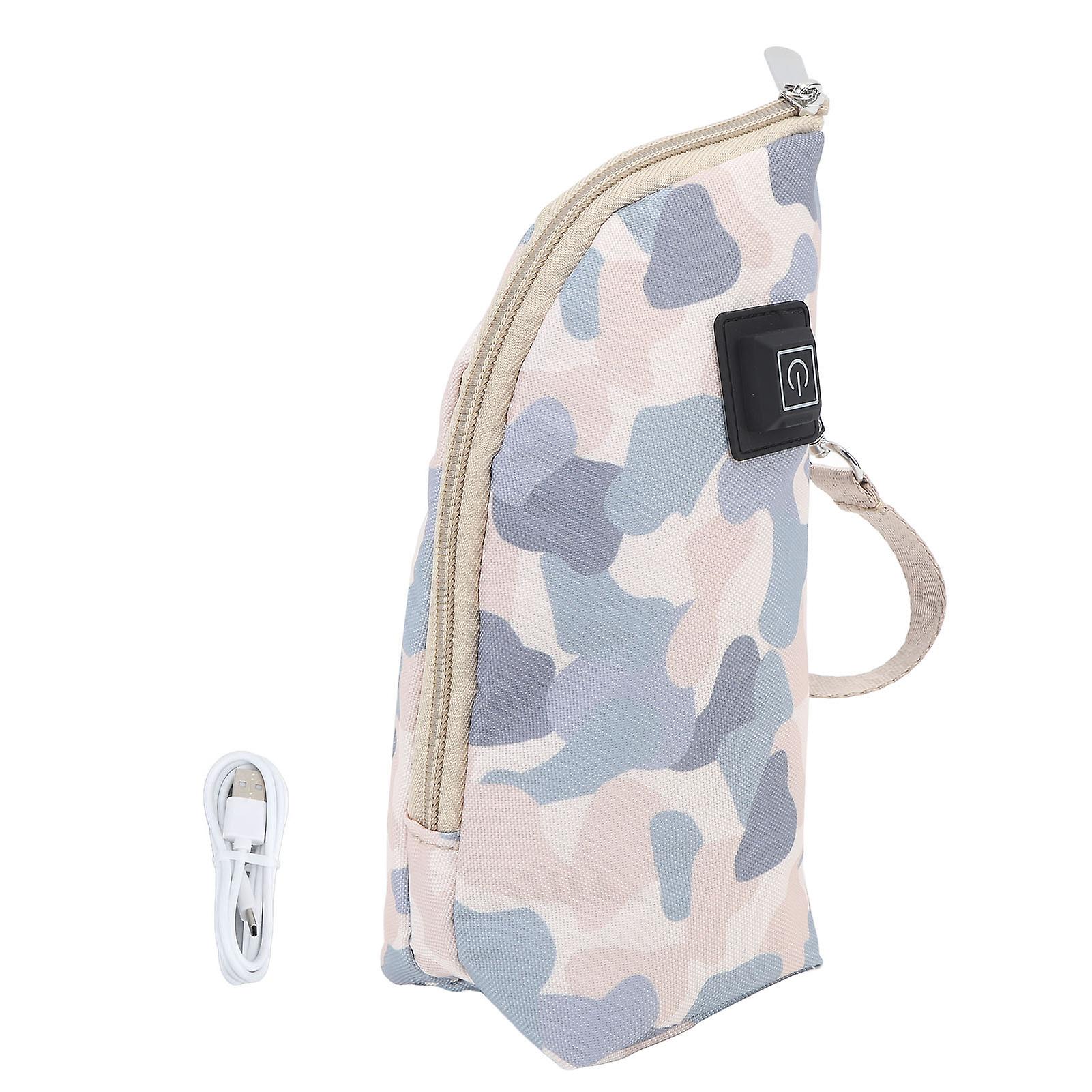 Chauffe-biberon portable de voyage à température constante, USB, sac chauffant pour lait de bébé