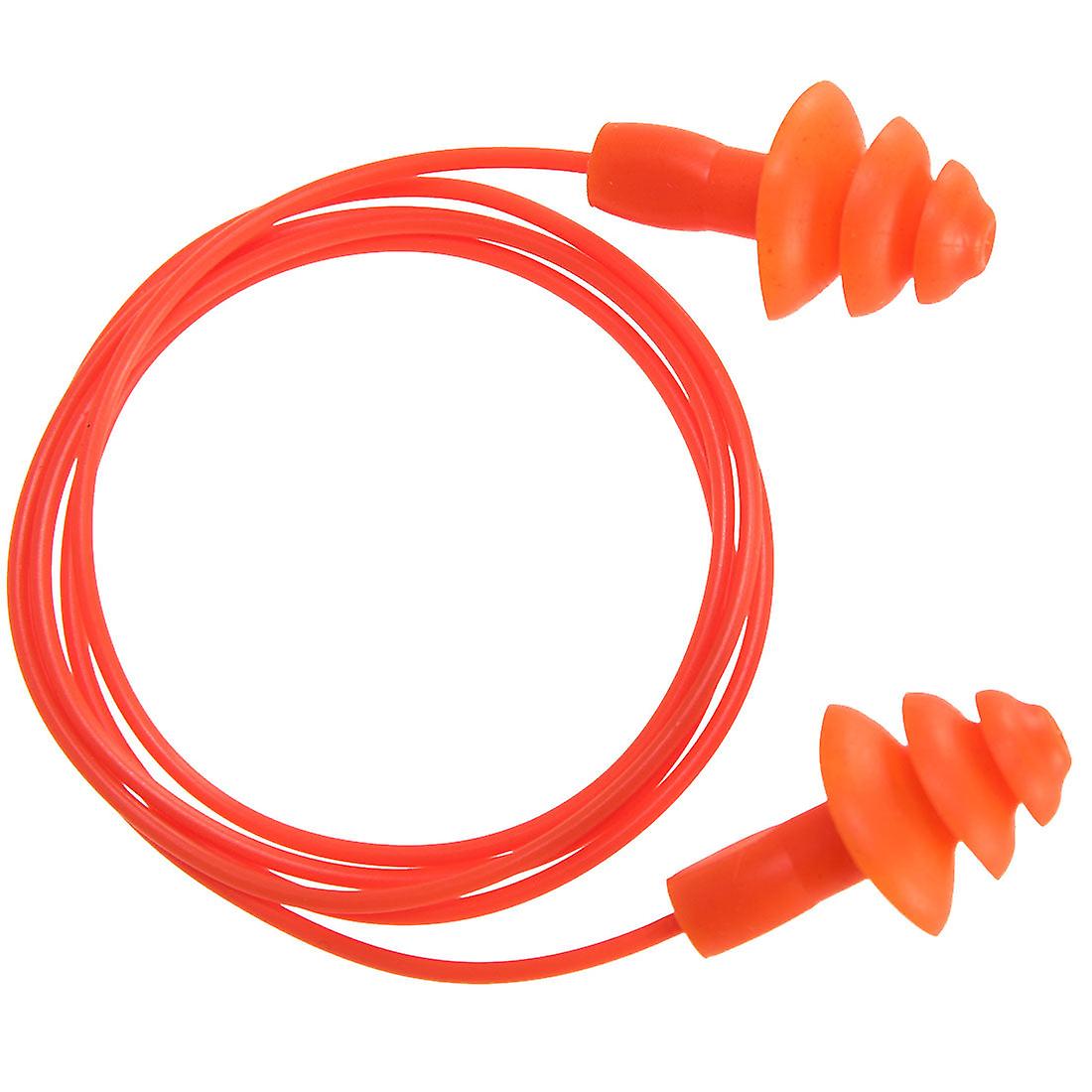 Portwest Ep04 Reusable Corded Tpr Ear Plugs ( 50 Pairs), Pack Of 50