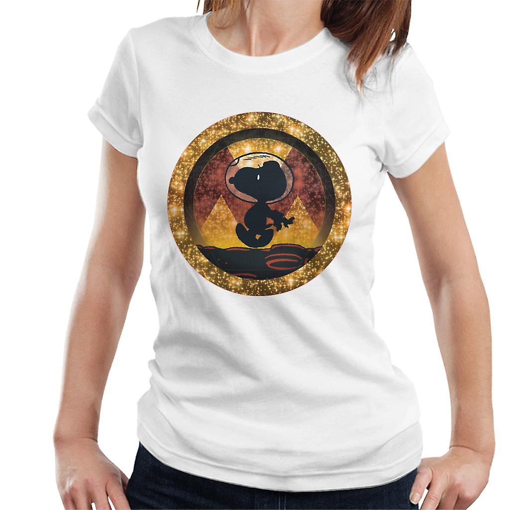 Peanuts Snoopy Planetary Walk Women's T-Shirt