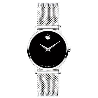 Movado museum Women's Analog Swiss Quartz Watch with Stainless Steel Bracelet 607220
