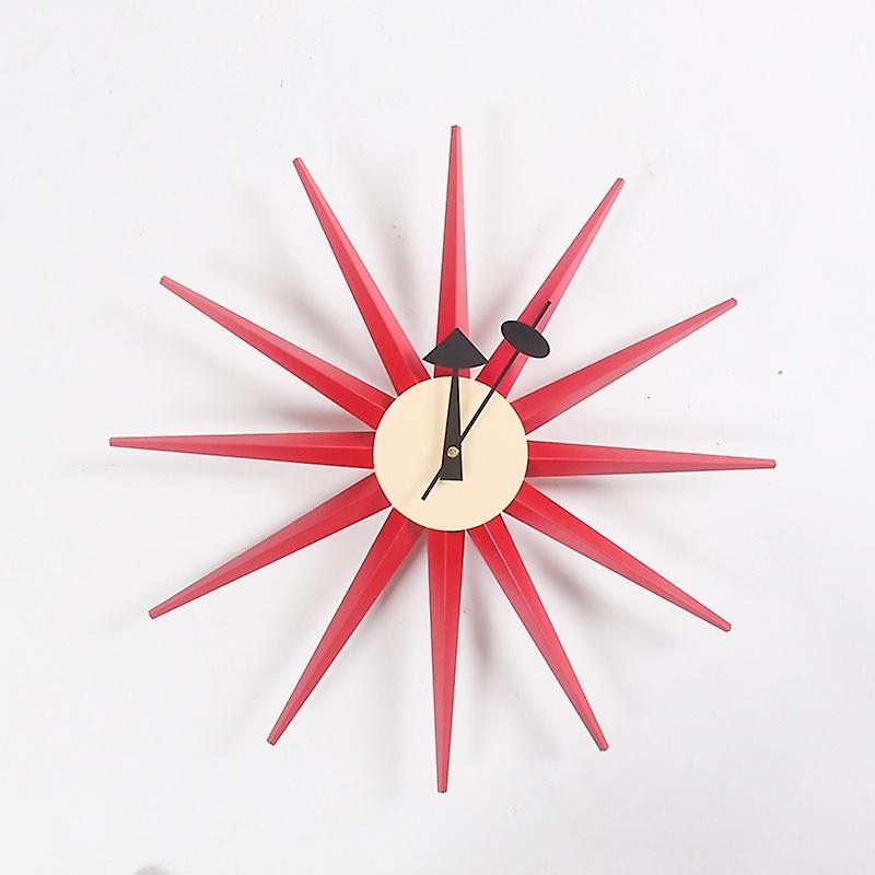 Simple Modern Sun Clock Creative Home Accessories Wall Clock