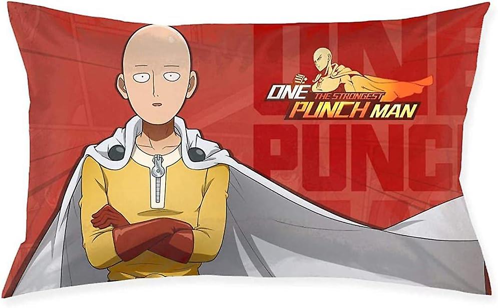 アニメワンパンマン枕カバー友達スロー枕カバークッションカバー枕カバー自宅ソファ寝室の装飾用枕カバー20 * 30インチ
