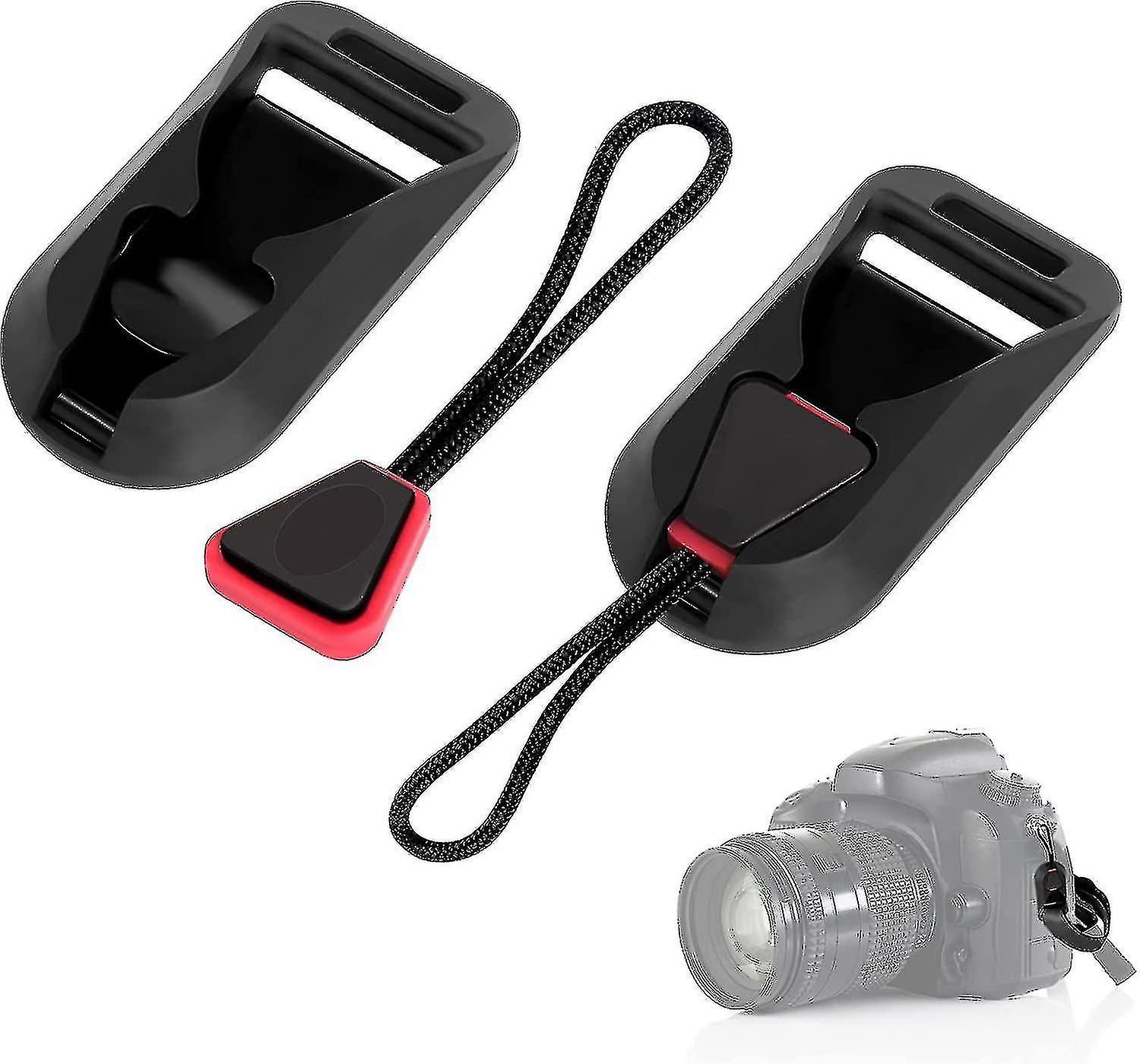 Camera Strap Connector Set - Quick Release Buckle for Camera Neck Strap