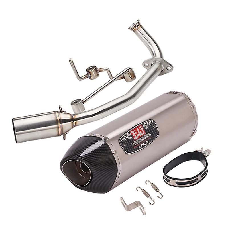 Für Honda PCX 125 150 PCX125 PCX150 2010-2016 Motorrad Yoshimura Volle System Auspuff Ändern Vorne Link Rohr Schalldämpfer DB-Killer