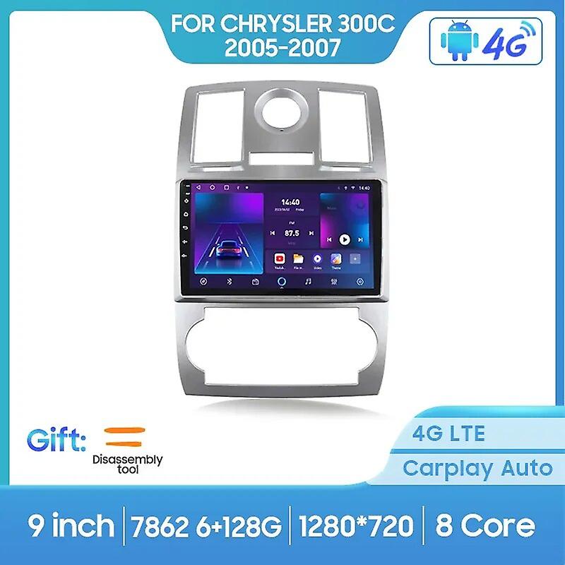 For Chrysler 300c 2005-2007 2din Android 12.0 Car Radio Multimedia Video Player Gps Navigation 4g Carplay Head Unit