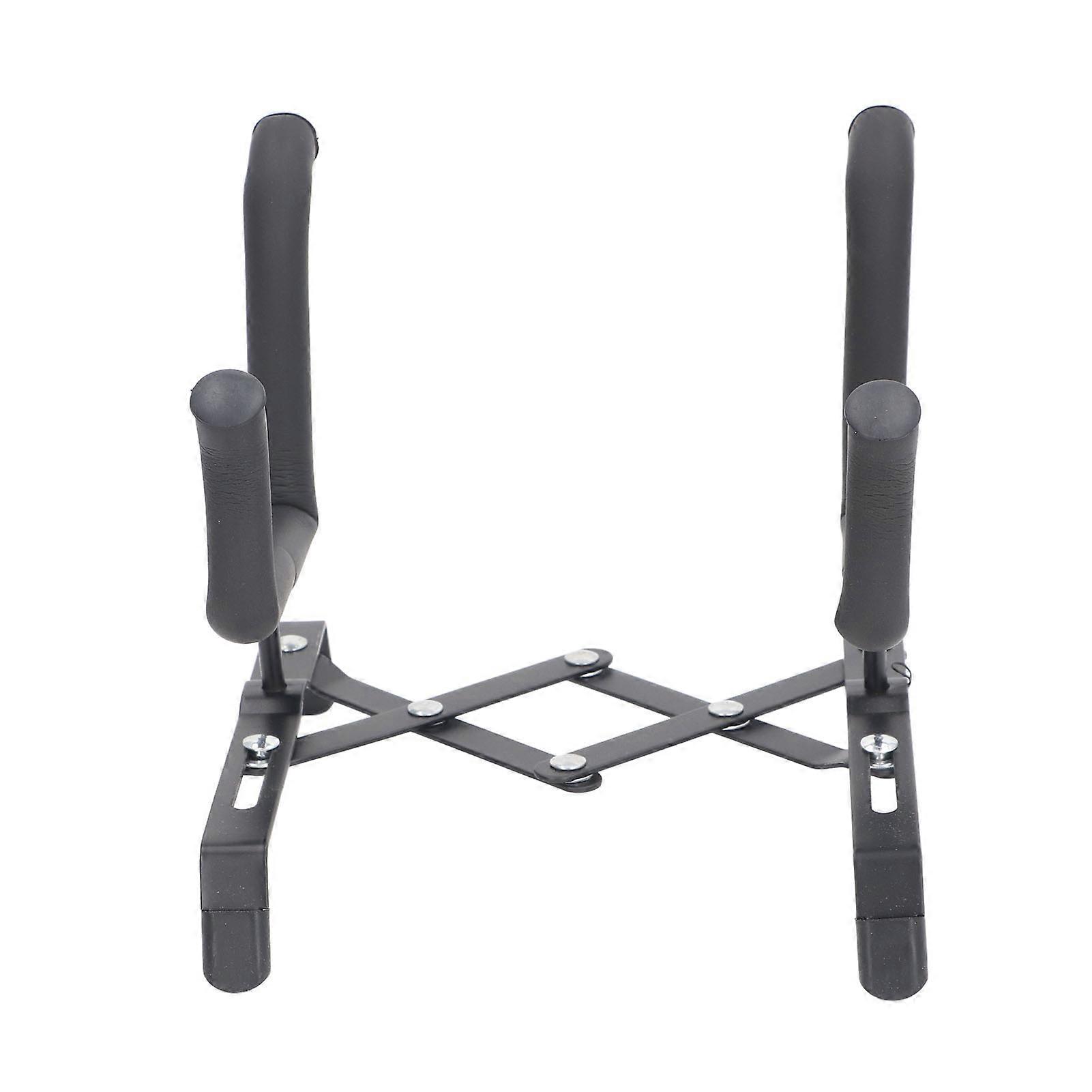 Supporto per violino pieghevole da pavimento in metallo e spugna a forma di H, supporto per ukulele retrattile portatile