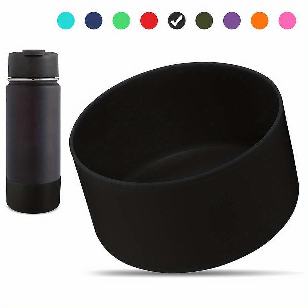 Protective Silicone Boot For Vacuum Cup 12-40 Oz Standard And Wide Mouth Water Bottles, BPA Free Anti-Slip Bottom Sleeve Cover For Stainless Steel Wat