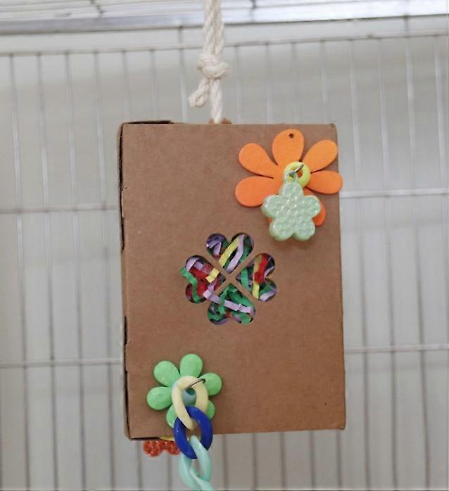 Hanging Bird Toy Bird Chew Biting Toy Hanging Bird Foraging Toy Parakeets Chewing Toy