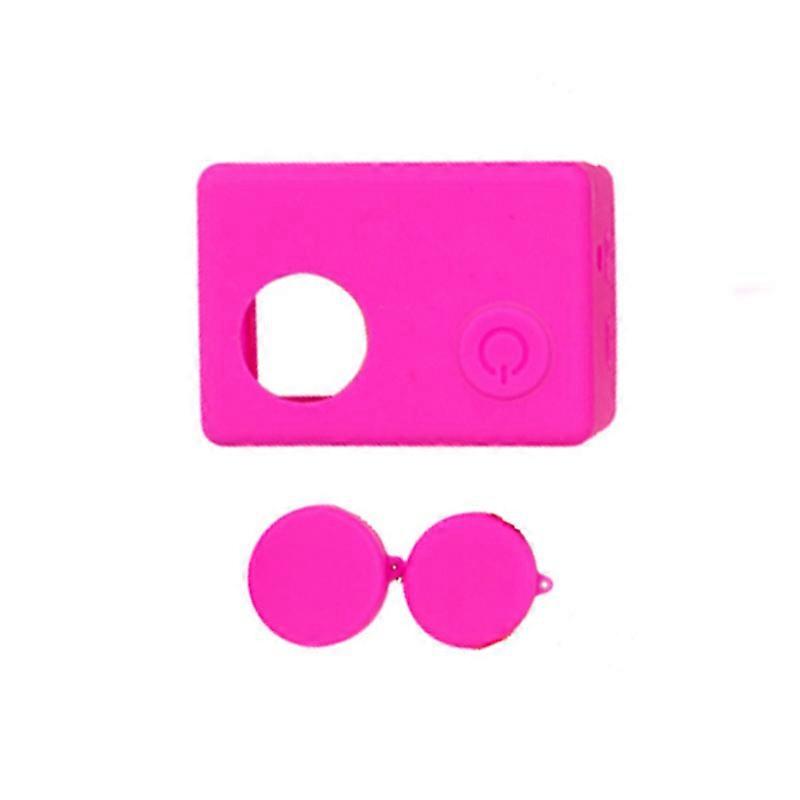 Silicone Case With 2 Lens Cover For Eken H9 H9r, For Sj4000 Wifi Sj4000+ Sj5000 Sj7000 Sj9000
