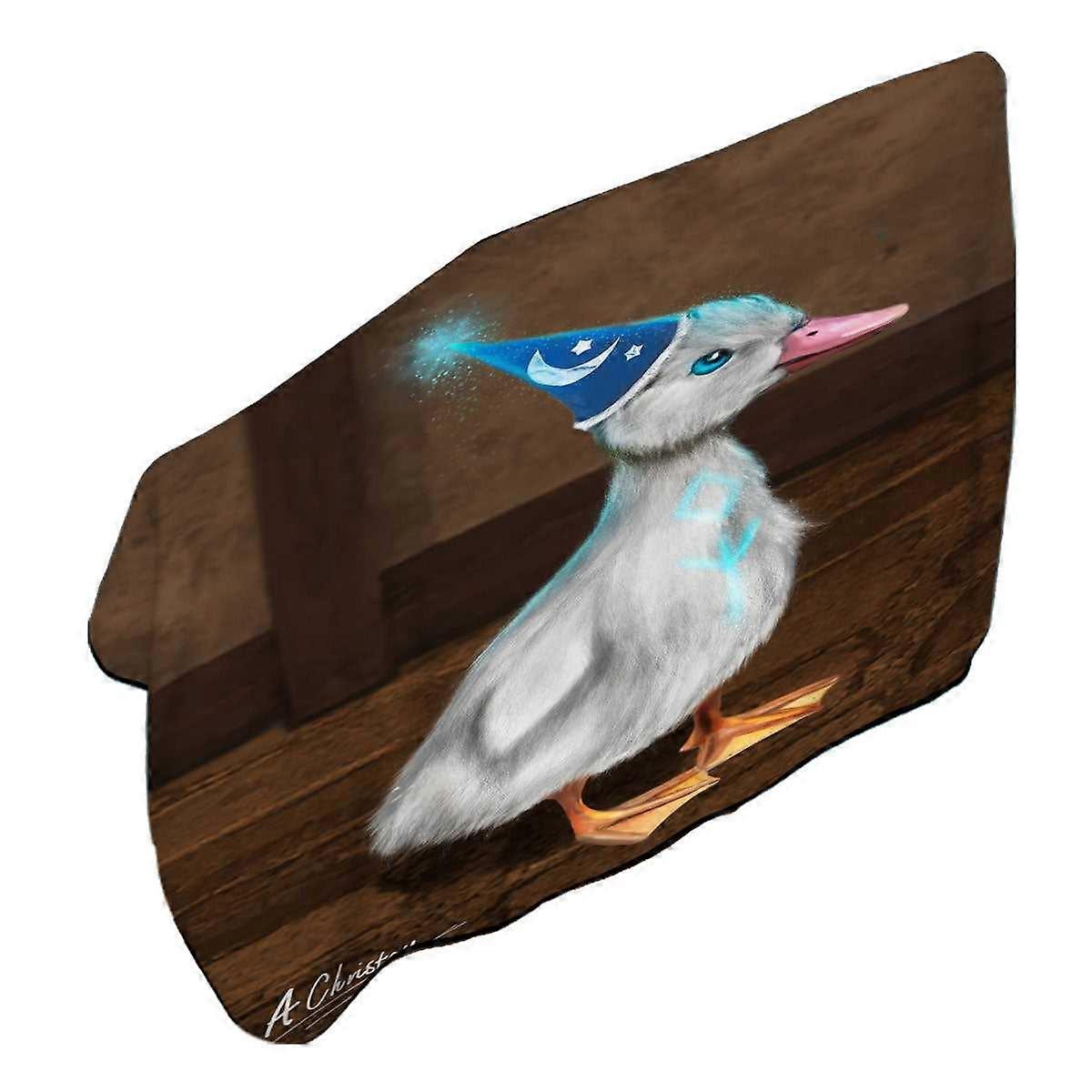 Cute Animals Art Wizard Duck Microfiber Beach Towel