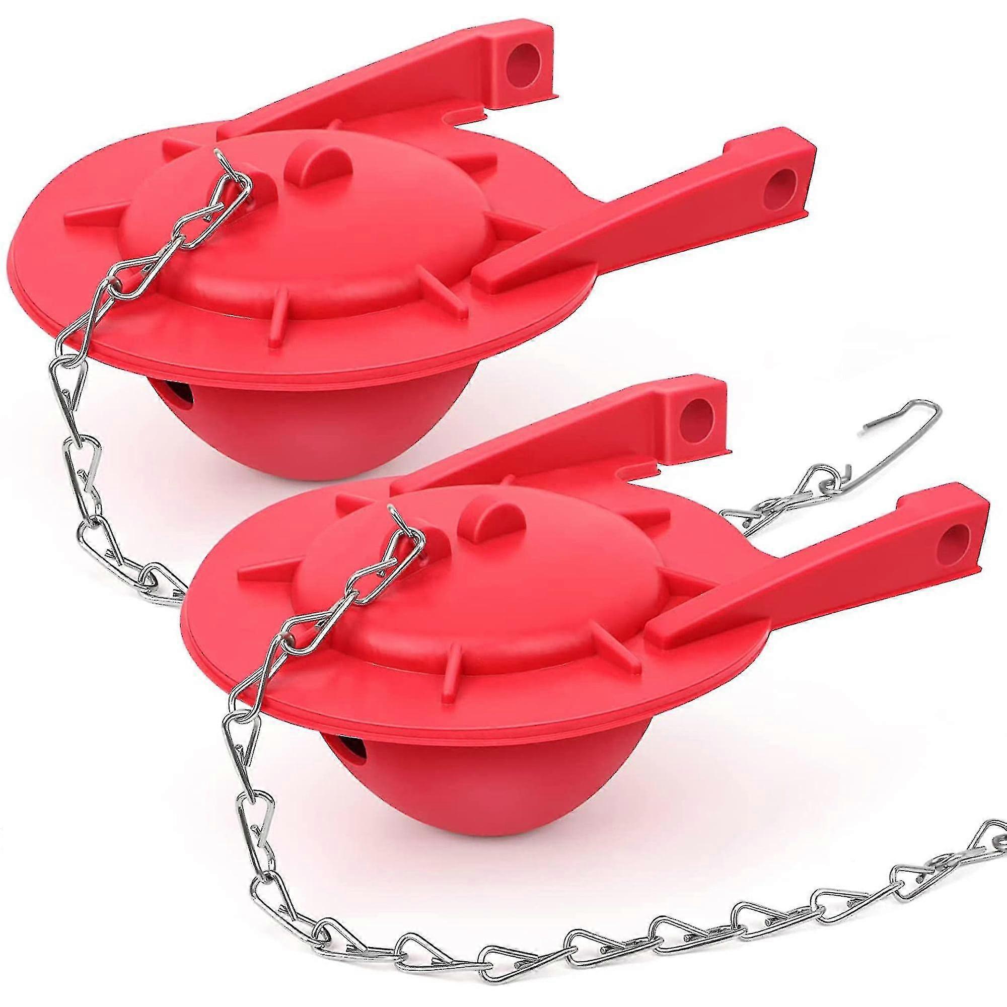 2 Pack Universal Water-saving Valve Toilet Flapper