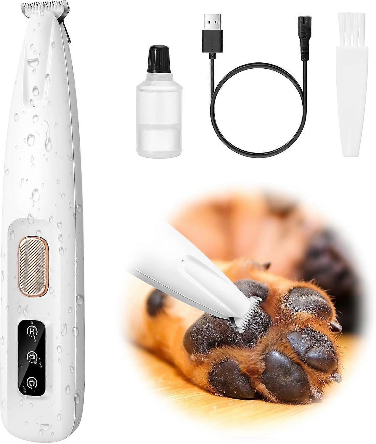 Dog Paw Trimmer, Pet Micro Precision Trimmer με οθόνη LED, Ηλεκτρική κουρευτική μηχανή σκυλιών για πόδια, αυτιά, πρόσωπο, γλουτούς και μάτια