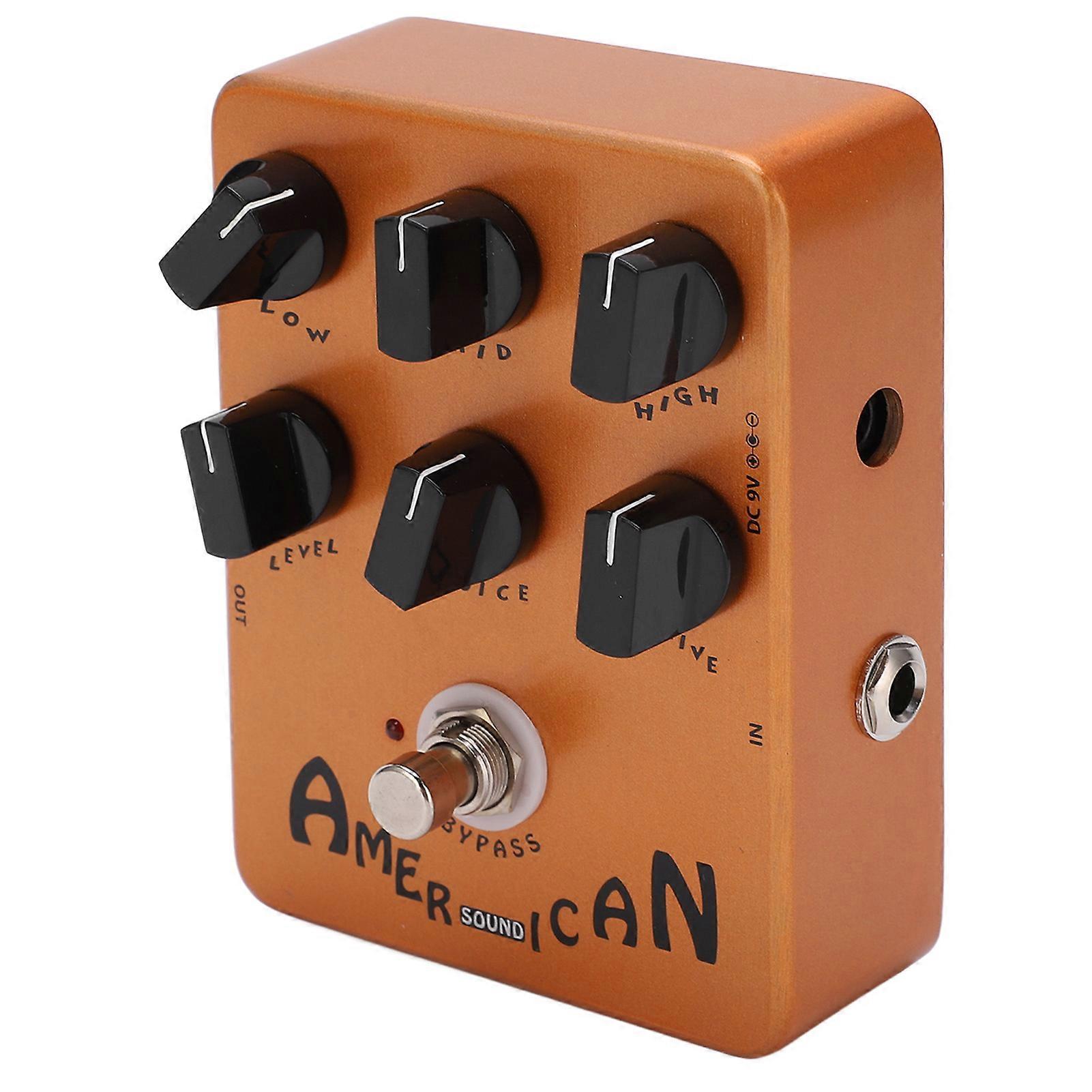 Lautsprecher-Simulator E-Gitarre Gehäuse Simulation Effektpedal 6 Knöpfe Einstellung 6mA