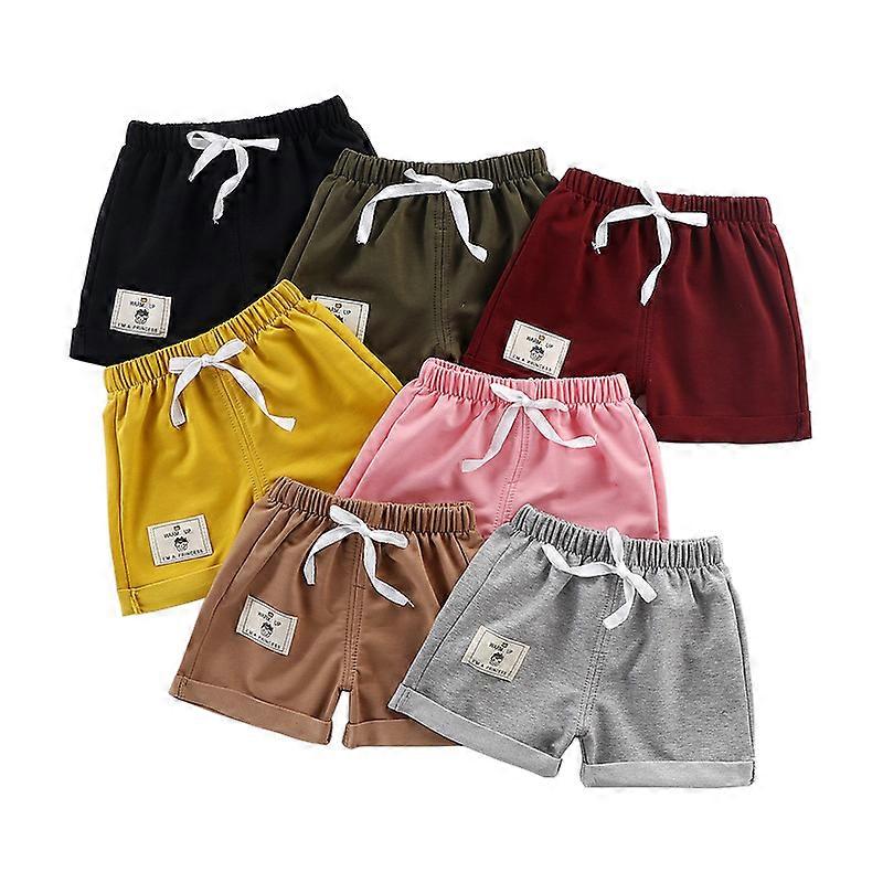 12M till 5T Nyfödda Baby Shorts För Pojke Casual Solid Kids Pants Pojkar Sommar Tunna Kläder