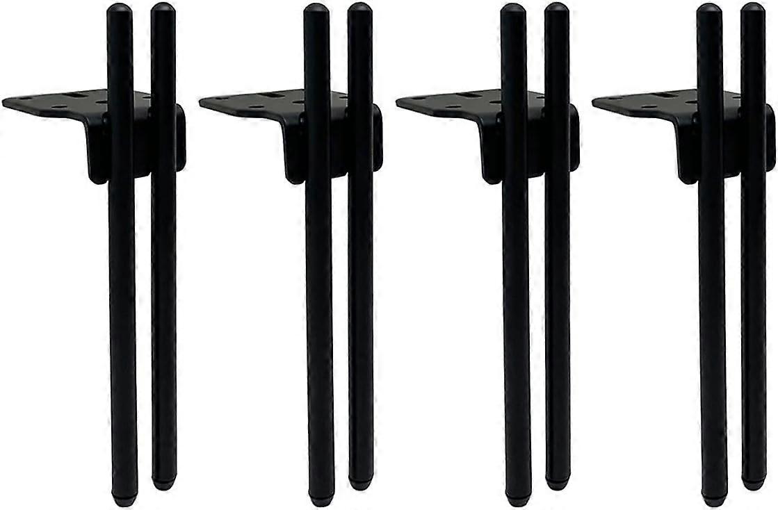 4個の滑り止めサイレント家具サポートレッグダブルポールメタルテーブルレッグソファレッグキャビン