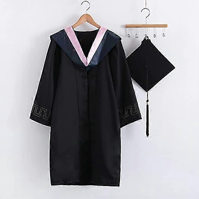 Matte Graduation Gown Cap Tassel Set, 100% Polyester Graduation Robe For 2023 High School University Graduates 6 Colors Yellow