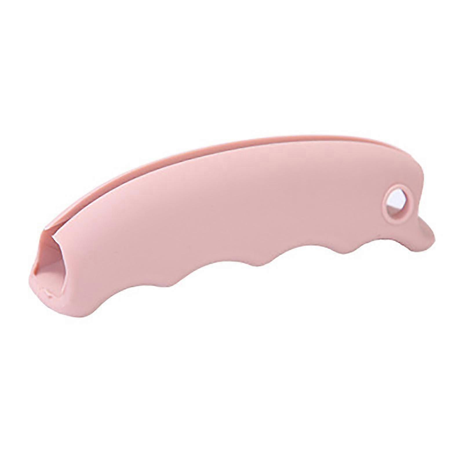 Pink Silicone Bag Carrier - Multi-Purpose Plastic Bag Handle