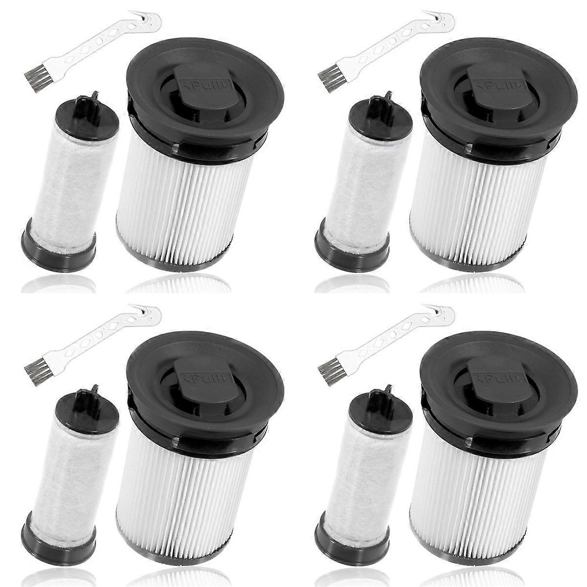 8 PCS Replacement Parts Hepa Filters Compatible for Triflex HX1 Bagless Stick Vacuum Cleaner Access