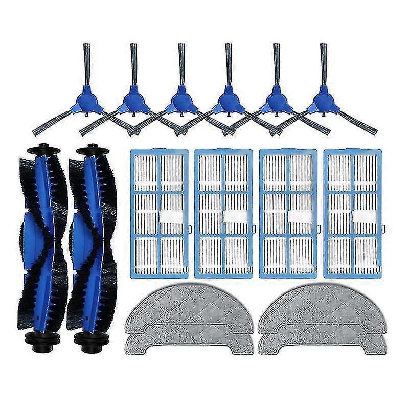 For Proscenic 850t Main Roller Side Brush Hepa Filter Mop Cloth Rag