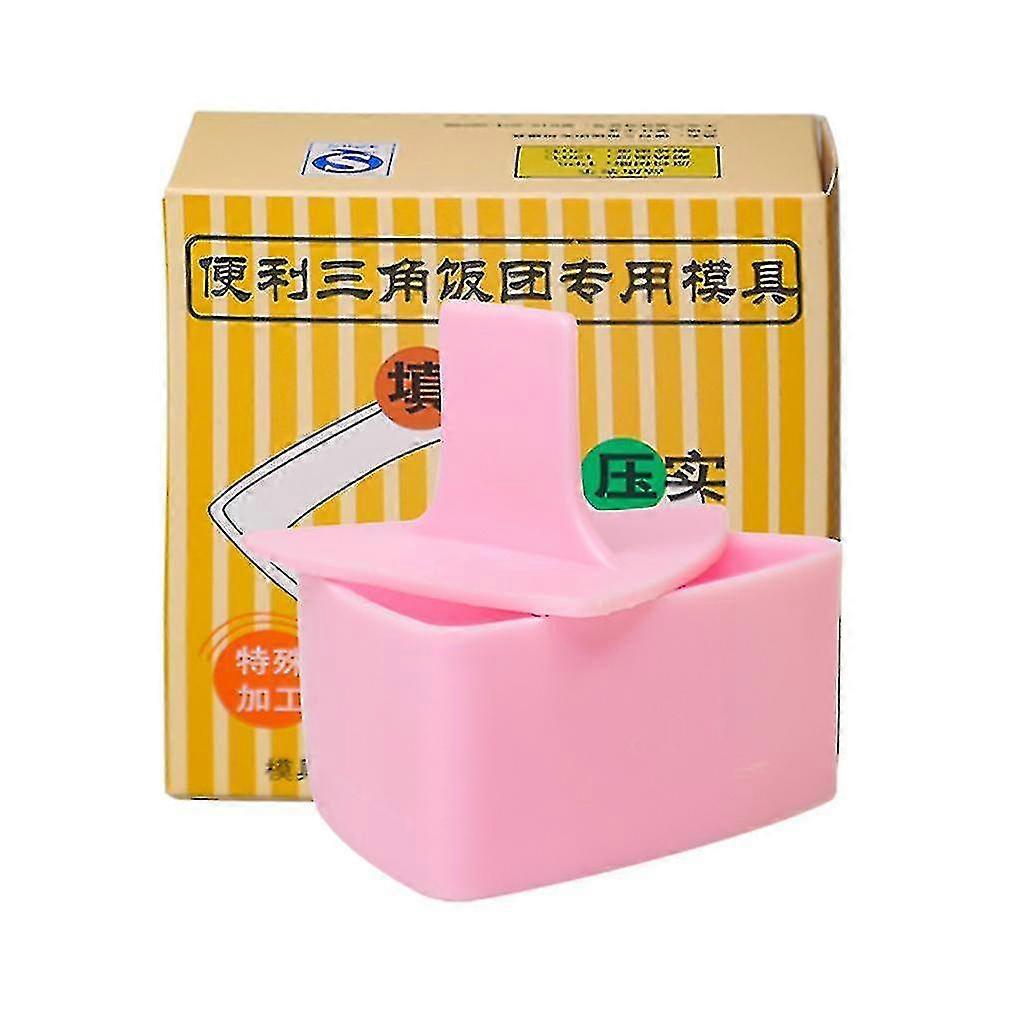 hmwy-oversized sushi mold rice ball triangle sushi making kit pink