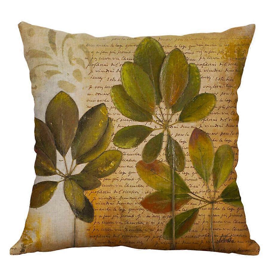 ヴィンテージフラワープリントコットンリネン枕カバークッションカバーソファ家の装飾デザイン1173jpjcjh