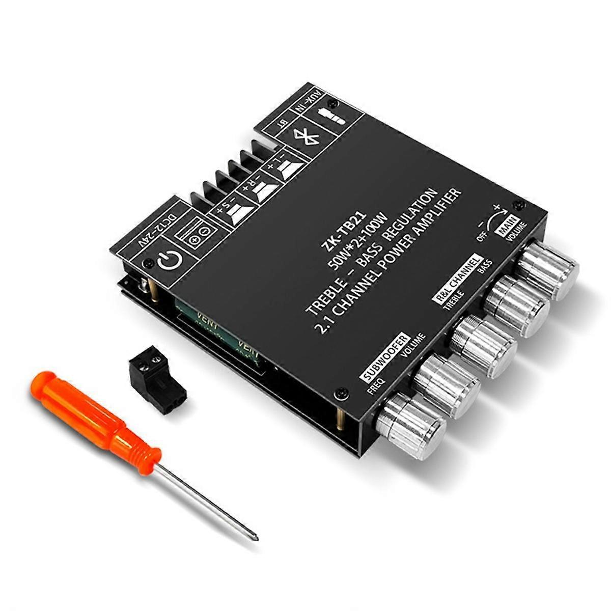-TB21 Bluetooth 5.0 Subwoofer Digital Amplifier Board TPA3116D2 50Wx2+100W 2.1 Channel Power Audio