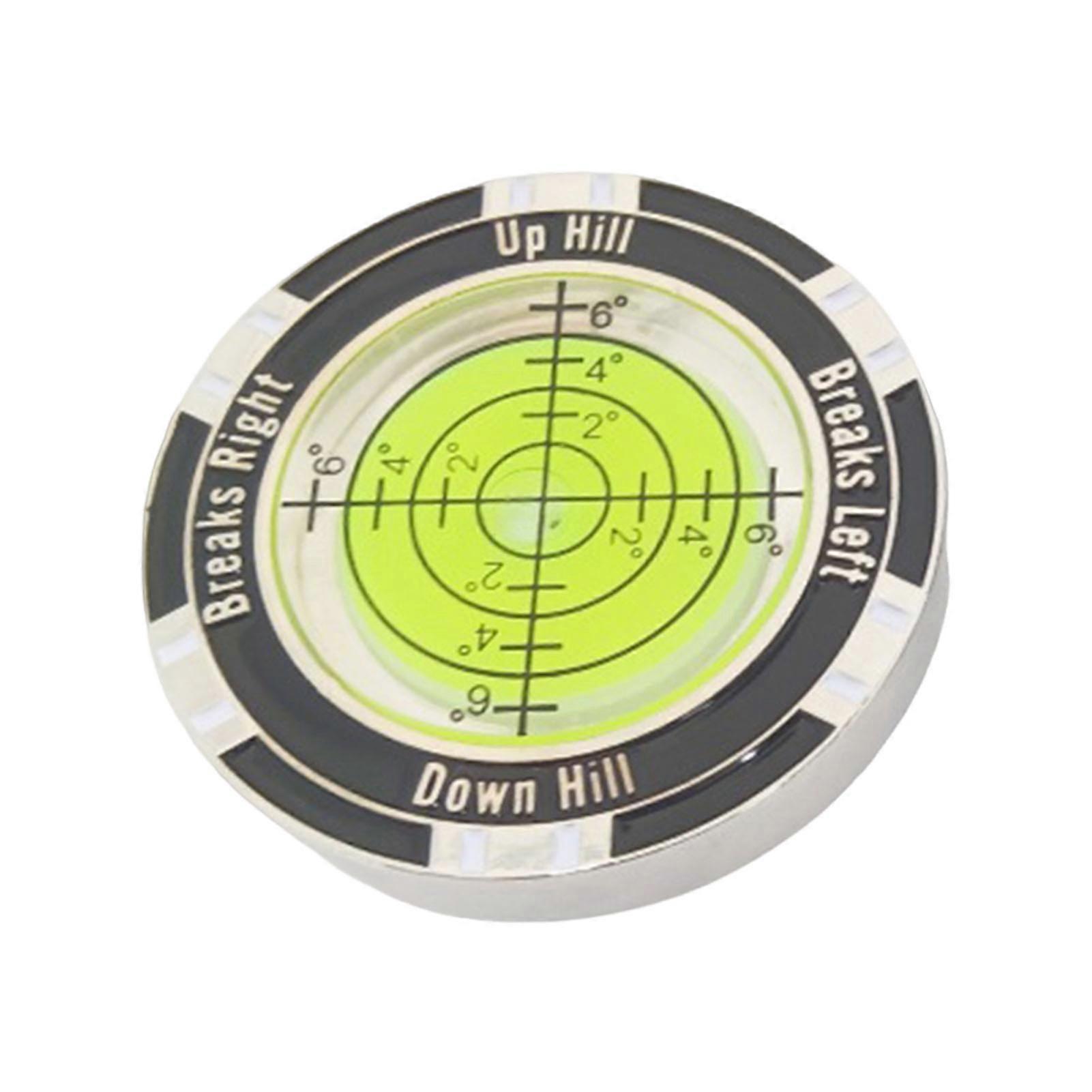 Magnetic Golf Green Reader High-Precision Compact Size Lightweight Portable Bubble Level Golf Putting Green Reading Aid