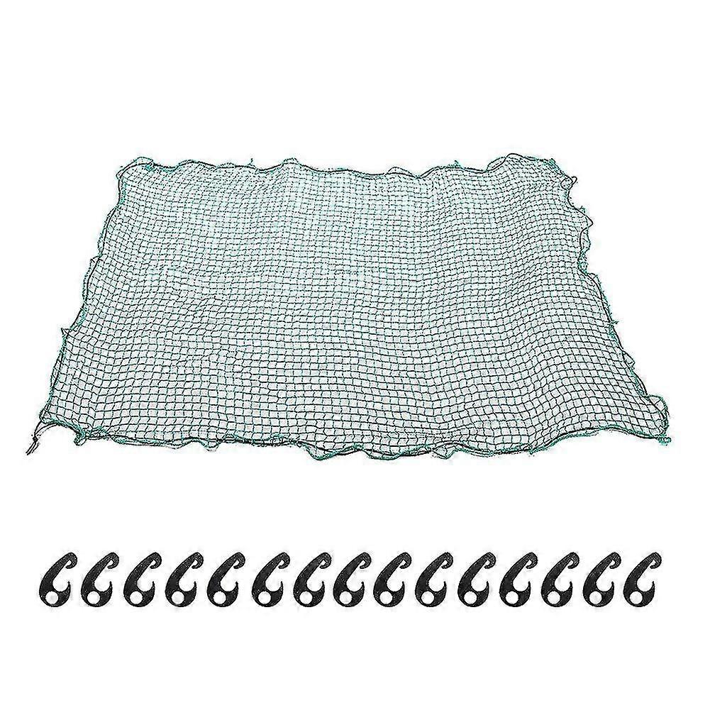 2meter X 3 Meter Cargo Net Compatible With Ute Trailer Truck 35mm Mesh Bungee Cord With 15pc Hook