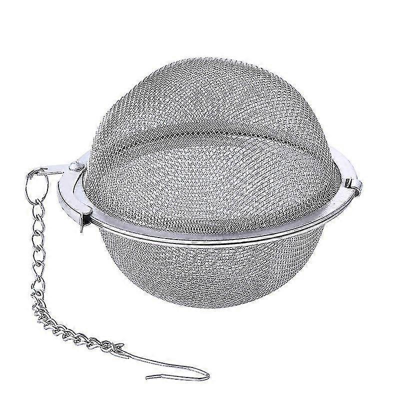 2pcs Stainless Steel Mesh Tea Ball Tea Infuser Strainers Tea Strainer Filters Tea Interval