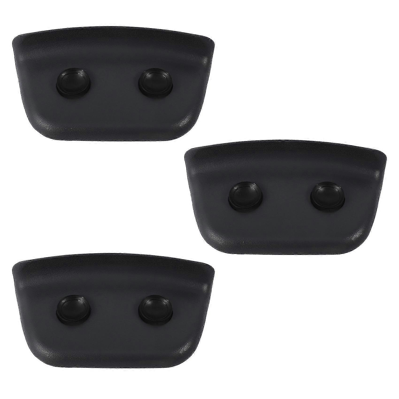 3xスパバス枕、滑り止め吸盤付きPUバスクッション、人間工学に基づいたホームスパヘッドレスト