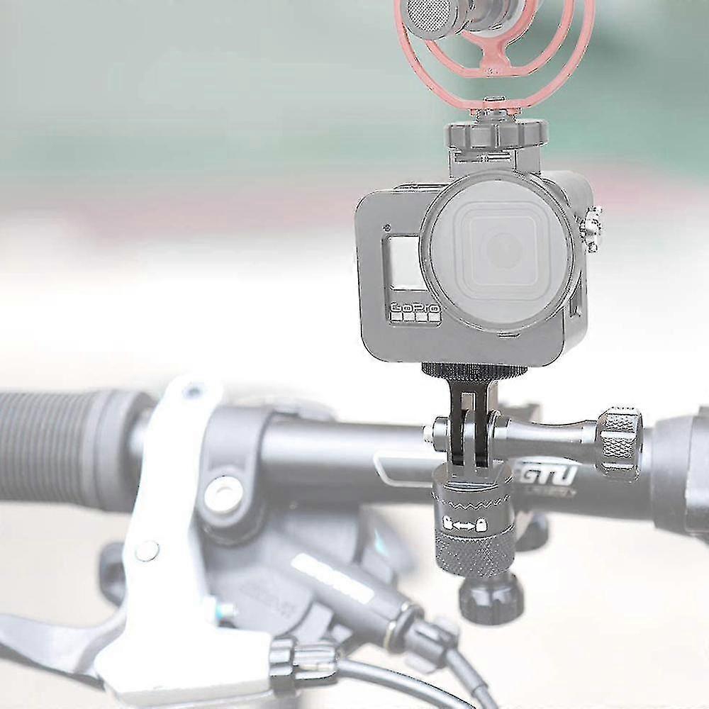 Camera Mount Adapter For Ecosystem Conversion Adapter For Gopro Mounting System - Full Cnc Aluminum Metal - Mount Your Camera To Any Gopro Mount Acces