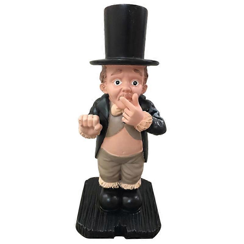 Sculpture Statue Cute Decorative Resin Butler Shape Paper Holder Sculpture for Toilet KAESI KAESI