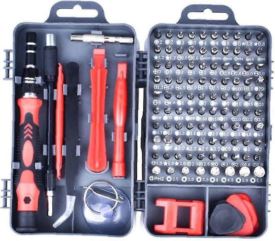 115 In 1 Screwdriver Set Screws Lathe Bit Kit Multi-function Precision Phone Repair Device