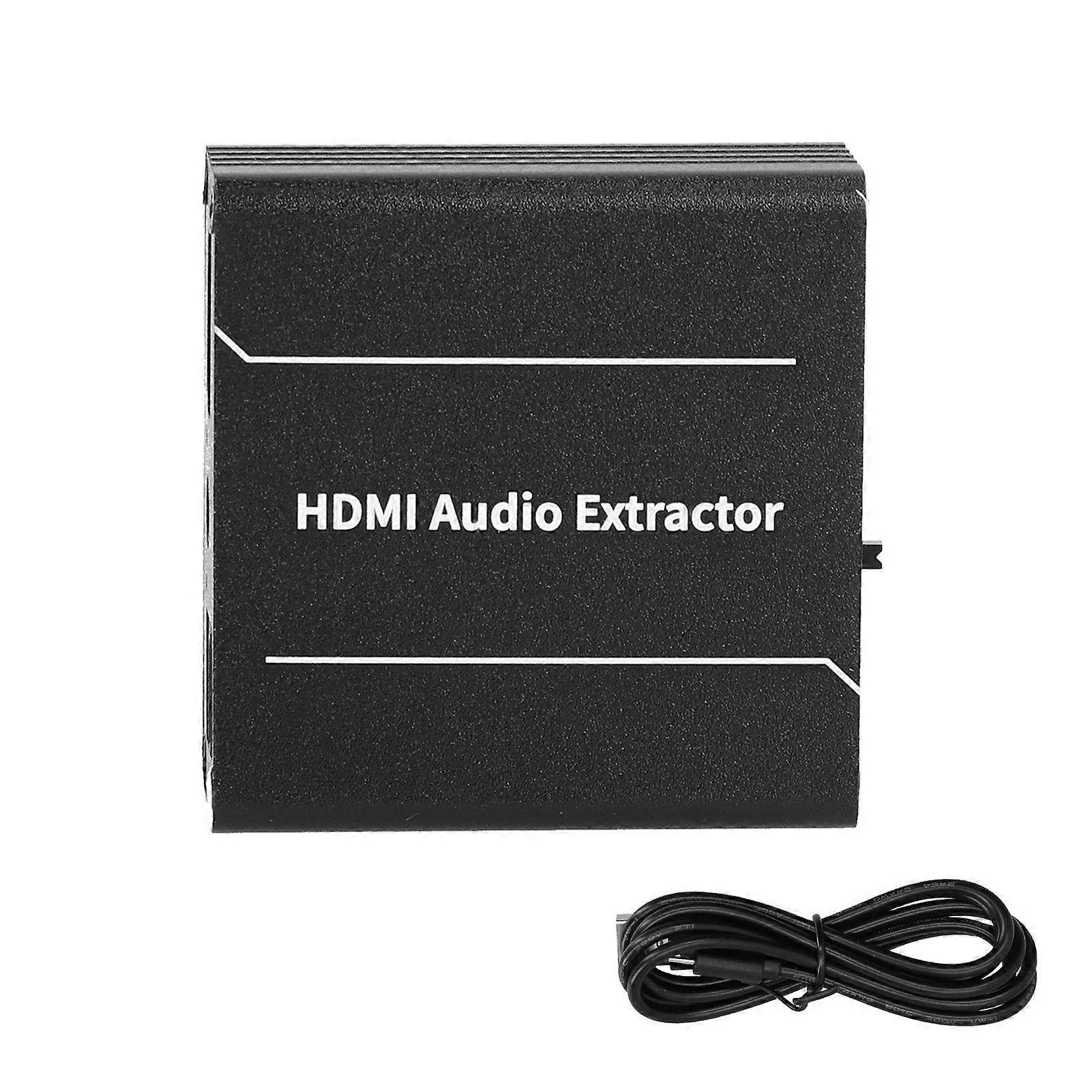 4K HD Multimedia Interface Audio Extractor High Resolution Stereo Surround Sound 5.1 Audio Splitter