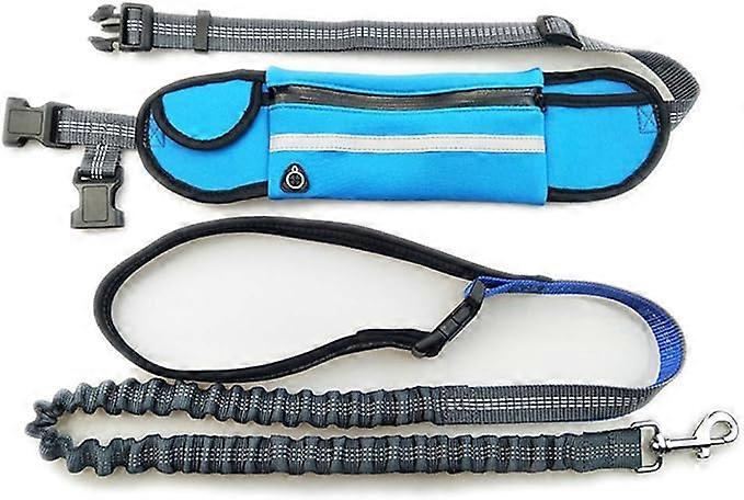Pet running leash portable waist bag full-function dog leash dog leash