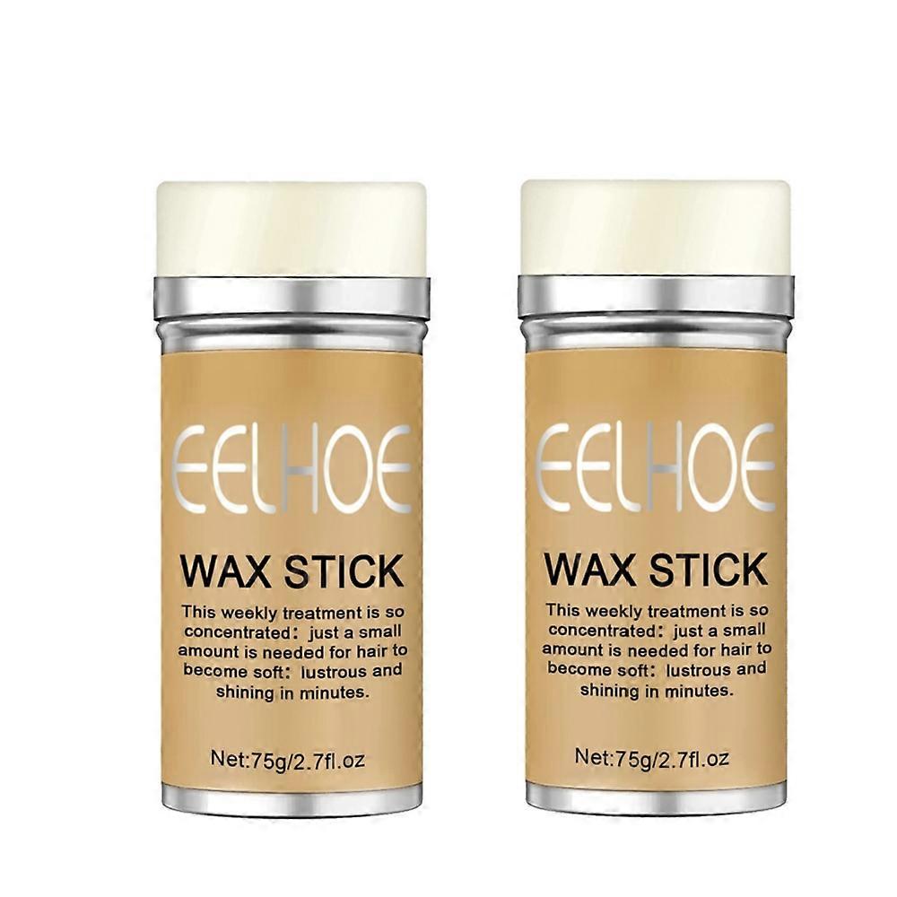 2 stuks haar afwerking stok hoofd texturizing wax stick haar tool wax styling stick