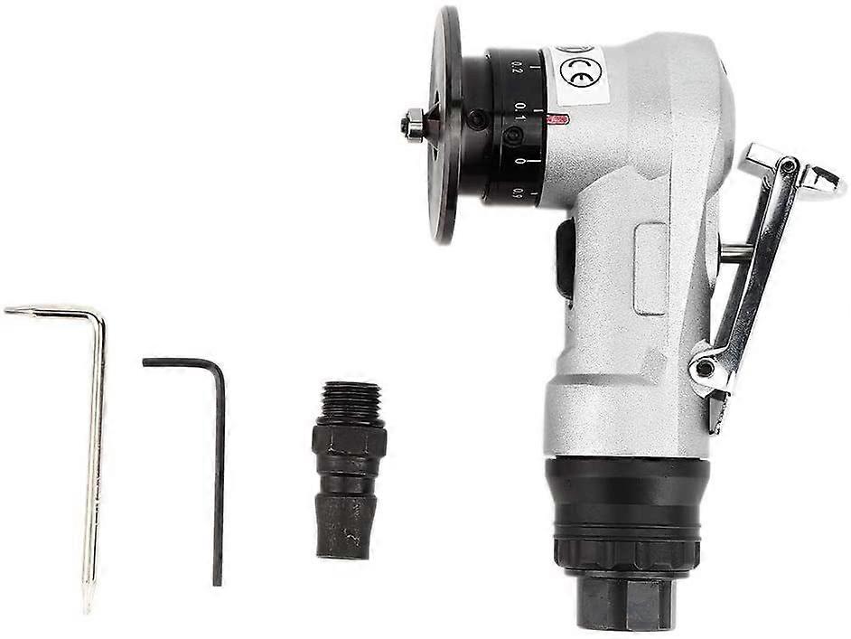 Mini Pneumatic Chamfering Machine, Portable Air Chamfer Machine Metal Trimming Machine 45 Degree Bevel Polishing Machine, 30000RPM Set 1