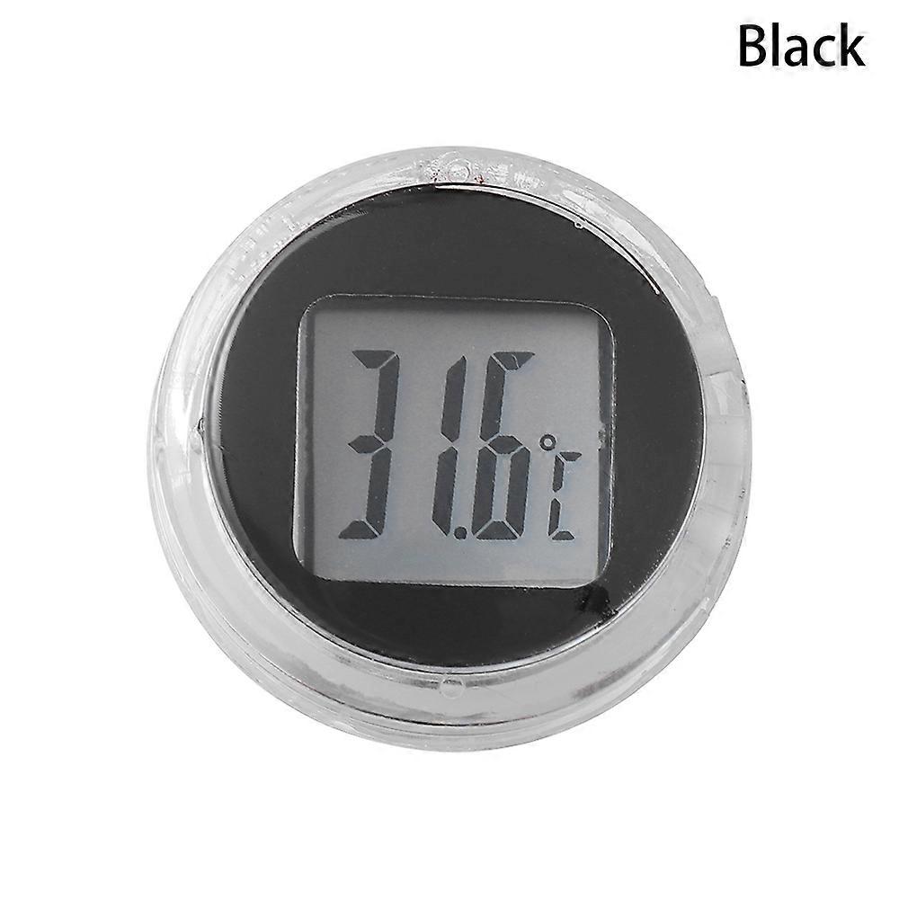 Mini Motorcycle Digital Thermometer Waterproof Paste Type Motorcycle Clock Car Interior Motorcycle Accessories~24060