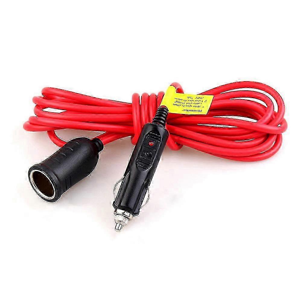 250v 15a Heavy Duty Extension Cord With Cigarette Lighter Plug Socket For Cars