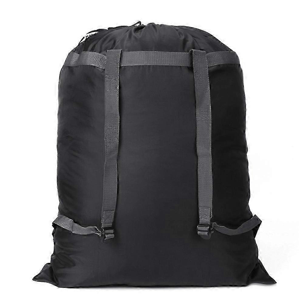 Large Laundry Bag Heavy Duty Polyester Washing Backpack with 2 Adjustable Shoulder Straps for
