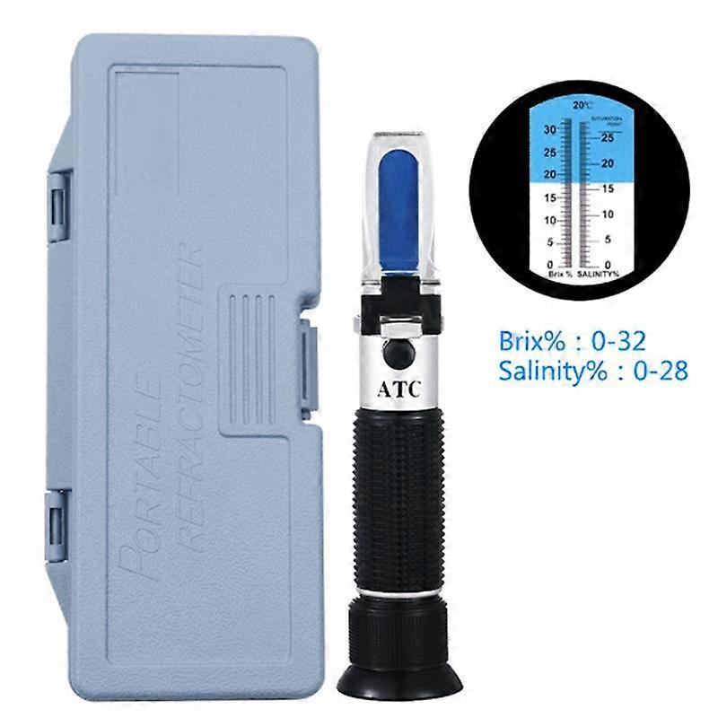 Brix Refractometer with ATC Dual Scale - Specific & Brix Hydrometer in Wine Making and Beer Brewing Homebrew Kit