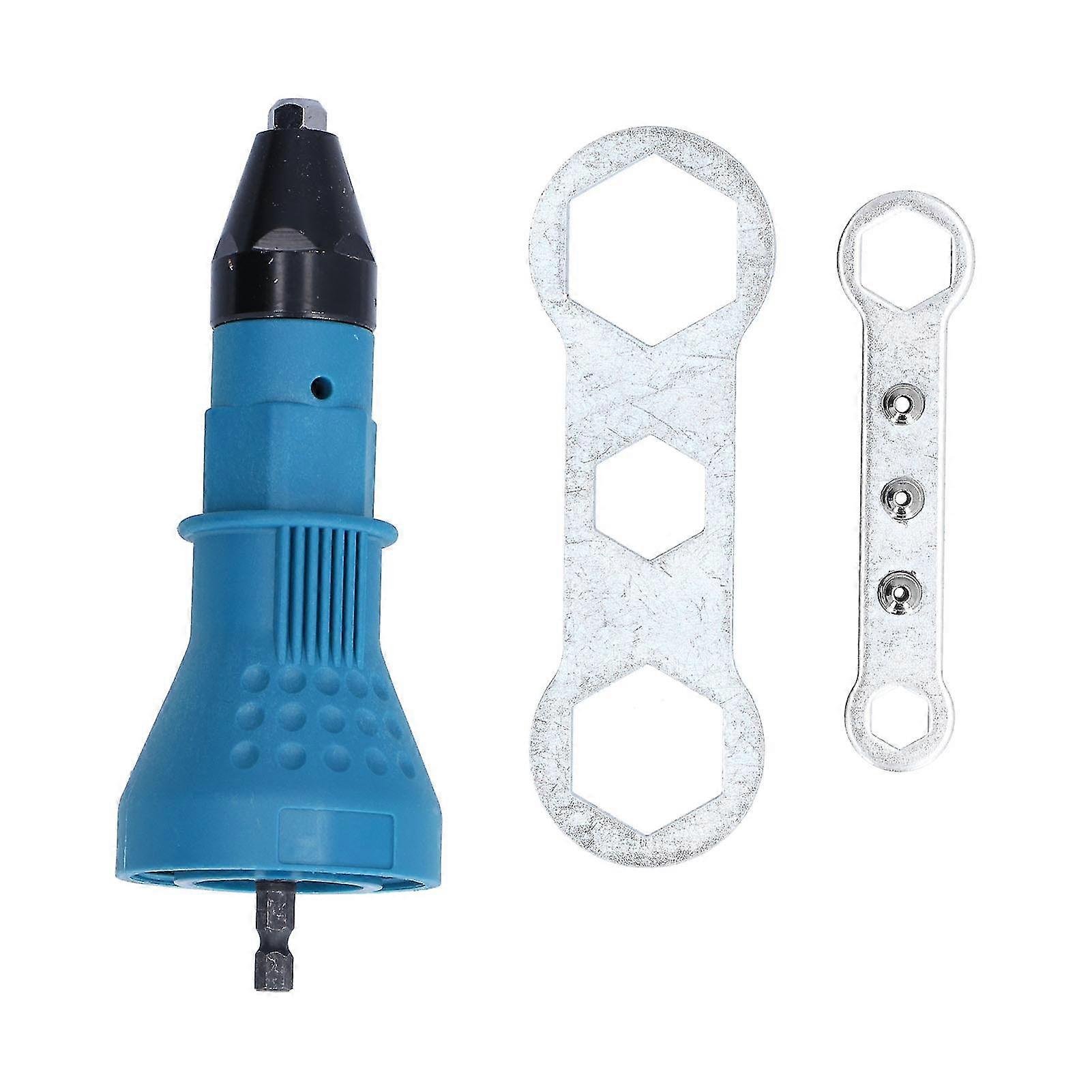 Electric Drill Head - Durable High Efficiency Low Noise Combinable Riveter Adapter Conversion with Core Pulling