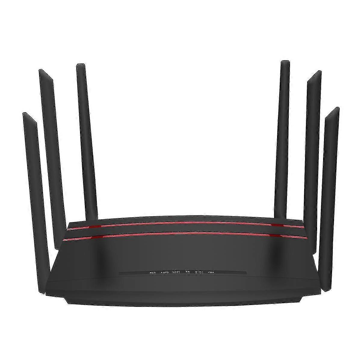1200m Wireless Router Gigabit 4g Wifi Router Dual Band 2.4&5.8ghz 1 Wan+4 Lan Port Office(eu Plug)