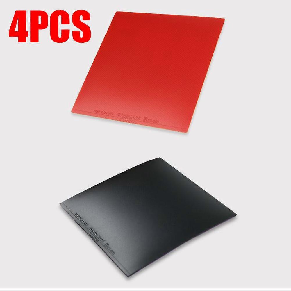 4pcs Table Tennis Racket Reverse Rubber Sleeveping-pong Rubbers With Sponge Reactor Corbor Pips-In 22mm Long-lasting Paddle Mat