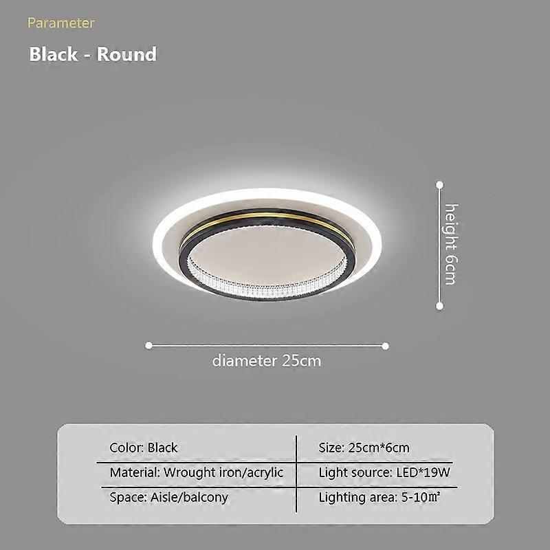Nowoczesne lampy sufitowe LED do salonu Sypialnia Luksusowe oprawy oświetleniowe Decor Oświetlenie sufitowe do korytarza wewnętrznego z pilotem
