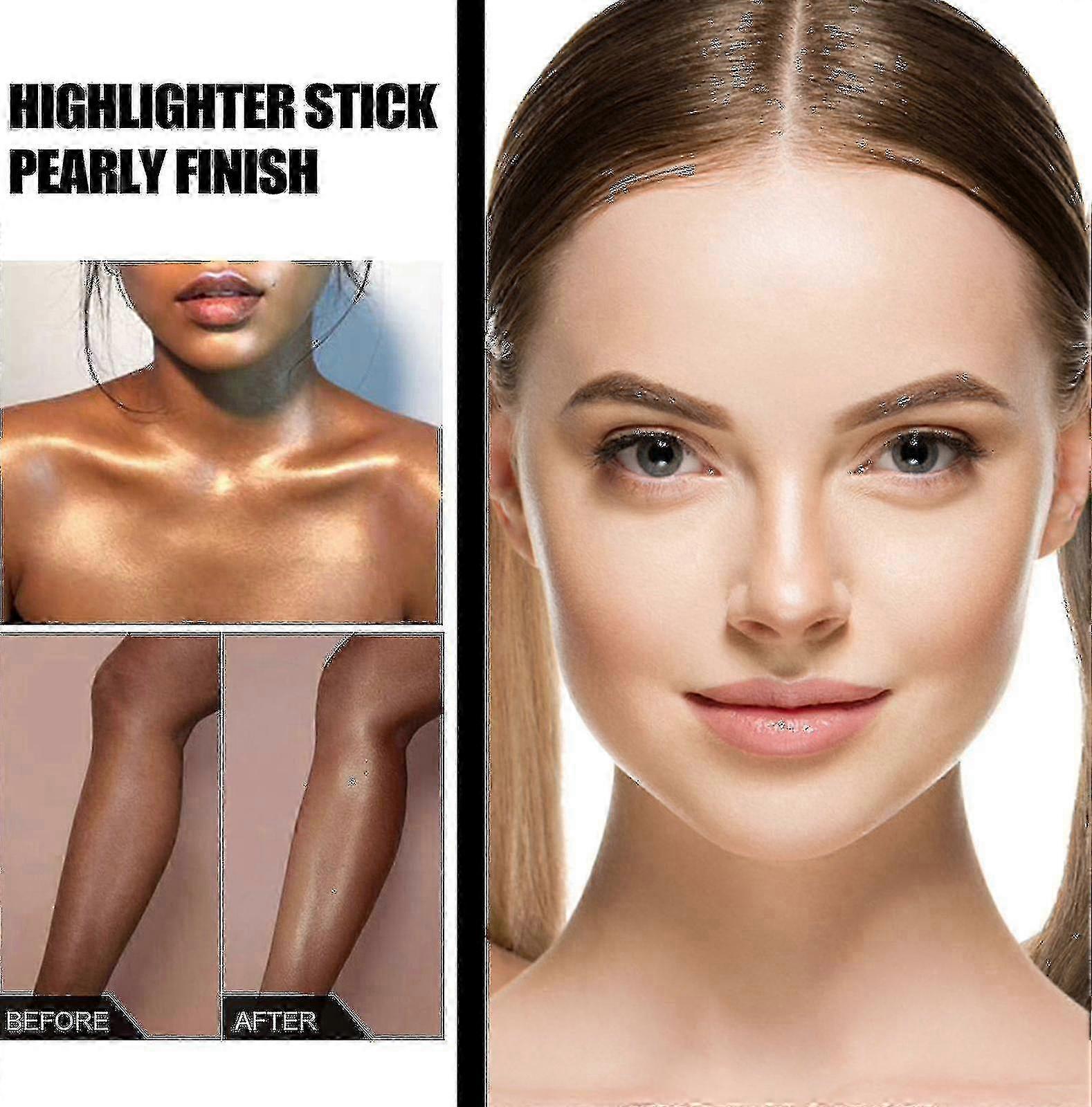 Highlighter-Stick Perlmuttfarbenes Gesicht Highlighter-Stick Moonsto